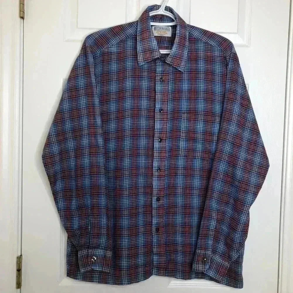 Sears The Men’s Store Vintage Dress Shirt Sz Large